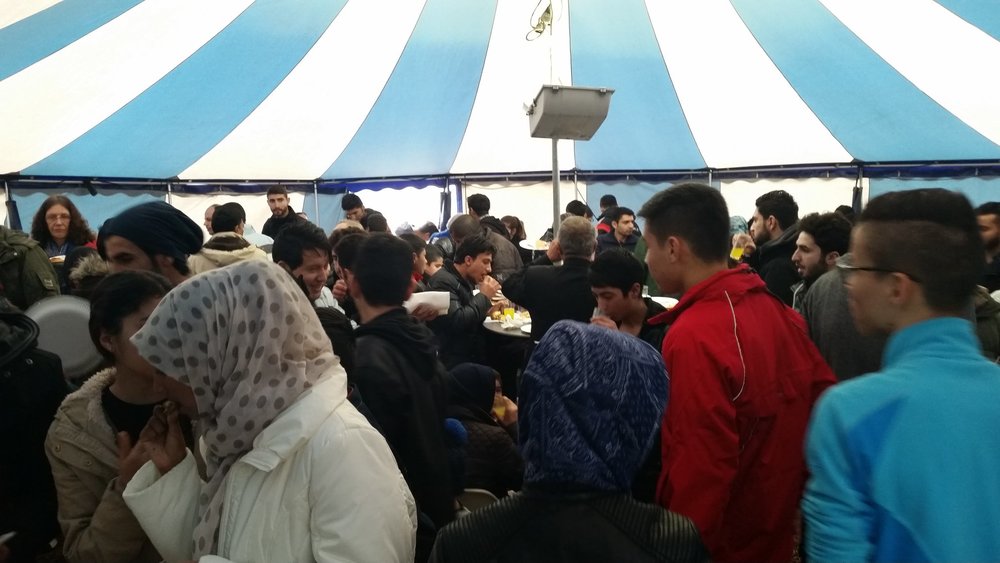 Flüchtlinge im Hafen 2 Offenbach Flüchtlinge im Hafen 2 Offenbach
